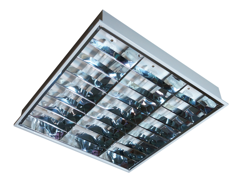 LOUVER  3 X 36W EMBUTIR C/ CABECERA