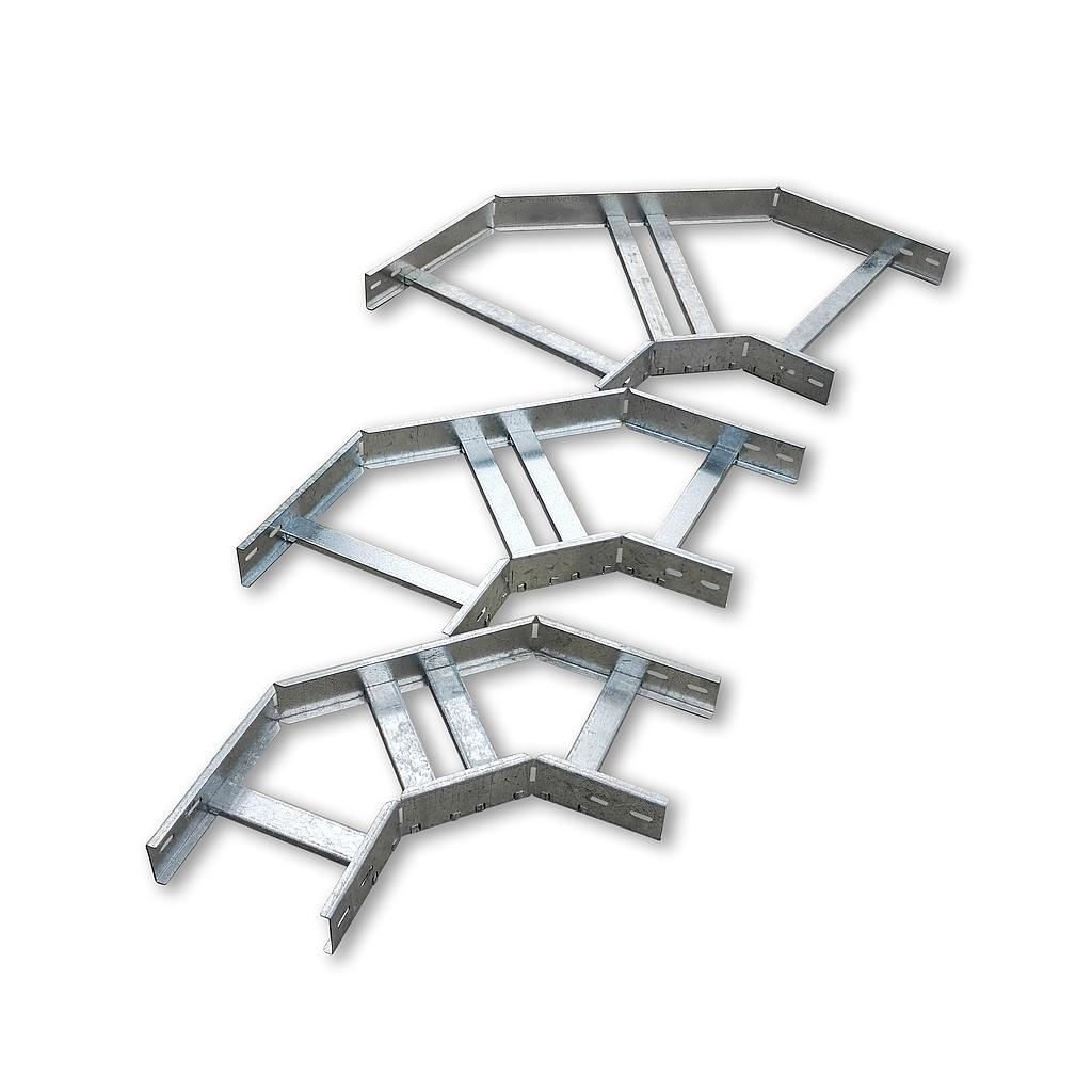 PORTACABLE ESCALERA 10X9.2CM CURVA L#18/C#20