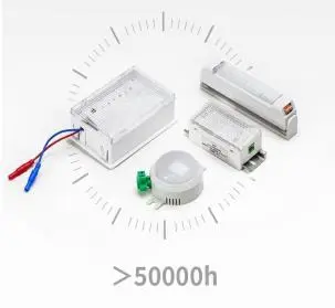 Luminaria LED para interior de tablero eléctrico. Instalación empotrada. 220V AC, 7W, luz blanca. Policarbonato. Vida útil 50000h. Temp. -25°C a 50°C.