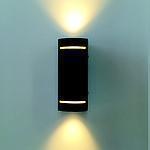 [BD_SQ06_GU10NR] APLIQUE BIDIR 12/91 GU10X2 NEGRO RAJA