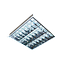 [LOE320C] LOUVER  3 X 20W EMBUTIR C/ CABECERA